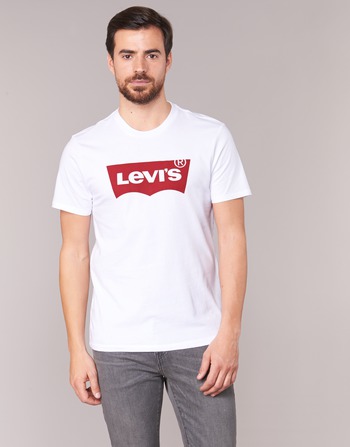 Kleidung Herren Langarmshirts Levi's GRAPHIC SET-IN Weiß