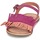 Chaussures Fille Sandales et Nu-pieds Kickers DIXFROUFROU KID Fuchsia / Corail