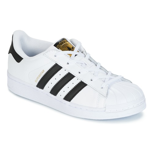 Schuhe Kinder Sneaker Low adidas Originals SUPERSTAR Weiß