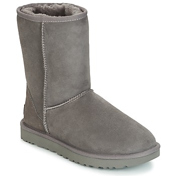 Chaussures Femme Boots UGG CLASSIC SHORT II Gris