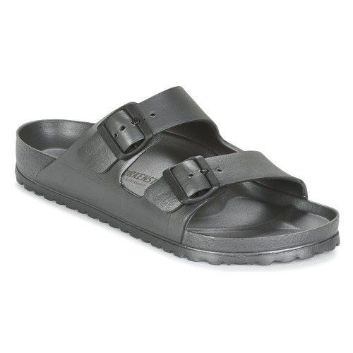 Schuhe Pantoffel Birkenstock ARIZONA Grau