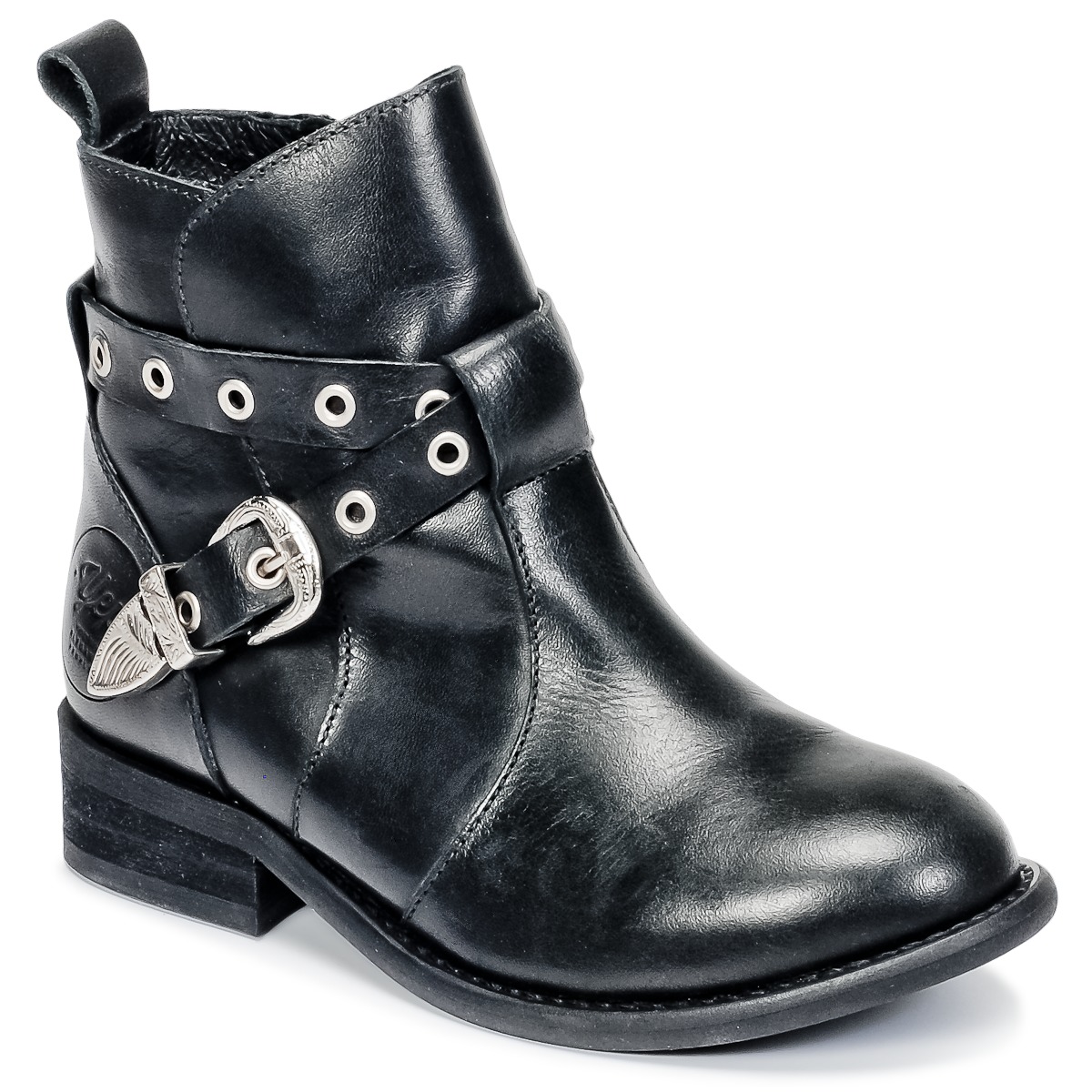Chaussures Fille Boots Young Elegant People CALYPSO Noir
