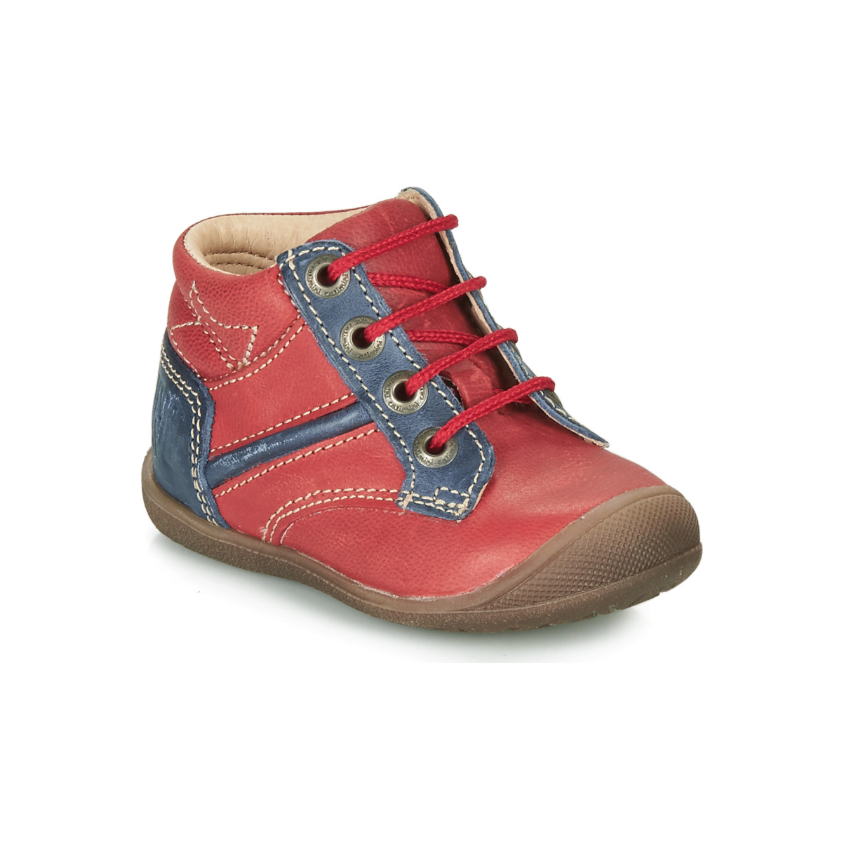 Schuhe Jungen Boots Catimini RATON Rot / Marineblau