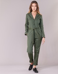 Abbigliamento Donna Tuta jumpsuit / Salopette G-Star Raw DELINE JUMPSUIT WMN L/S Kaki