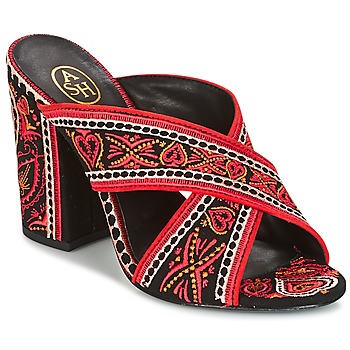 Chaussures Femme Sandales et Nu-pieds Ash LOLA Noir/ rouge