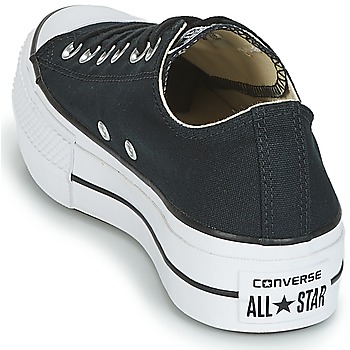 Converse Chuck Taylor All Star Lift Clean Ox Core Canvas Schwarz
