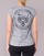 Abbigliamento Donna T-shirt maniche corte Philipp Plein Sport THINK WHAT U WANT Grigio