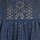 Kleidung Damen Kurze Kleider Manoush NEOPRENE Blau / Gold