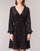 Vêtements Femme Robes courtes MICHAEL Michael Kors RAGLAN SLV SHORT DRS Noir