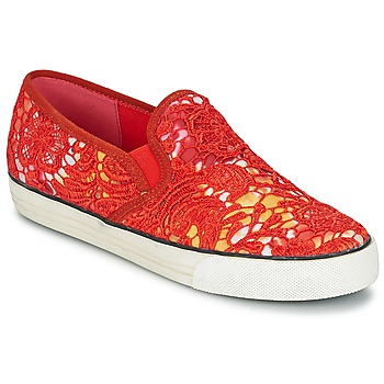 Schuhe Damen Slip on Colors of California LACE SLIP Rot