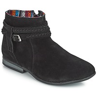 Schuhe Damen Boots Minnetonka DIXON BOOT Schwarz