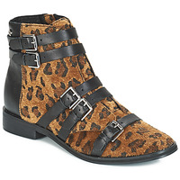 Schuhe Damen Boots Le Temps des Cerises IZY Leopard