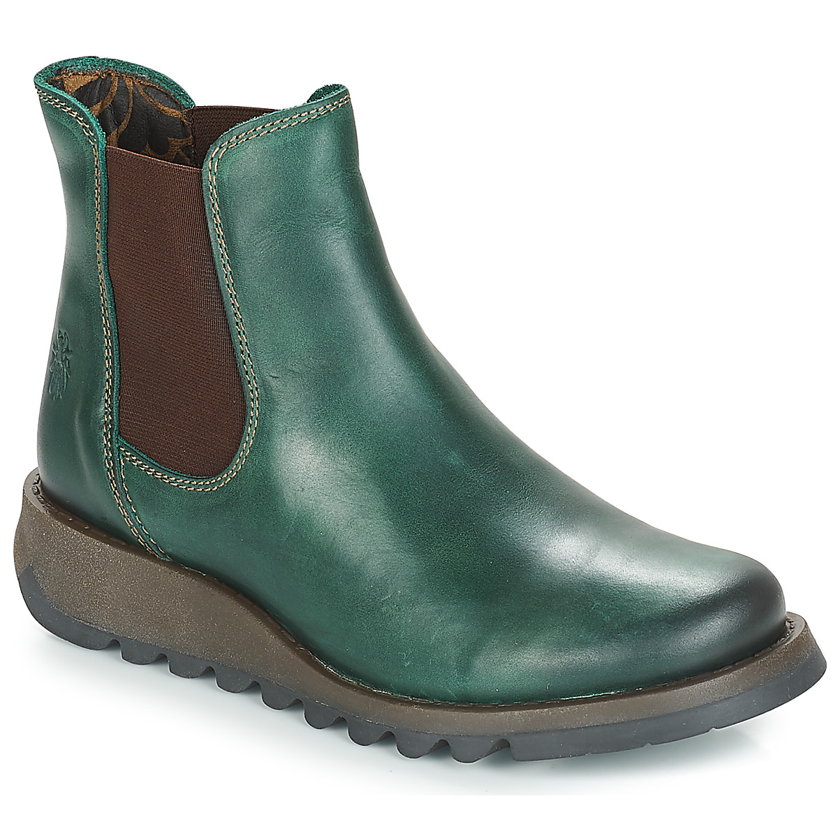 Chaussures Femme Boots Fly London SALV PETROL -GREEN
