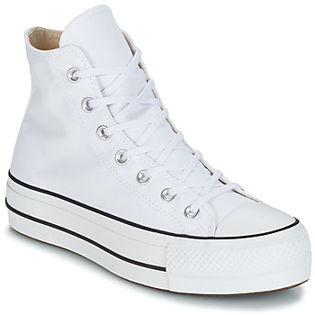 Schuhe Damen Sneaker High Converse CHUCK TAYLOR ALL STAR LIFT CANVAS HI Weiß