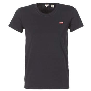 Abbigliamento Donna T-shirt maniche corte Levi's PERFECT TEE Nero