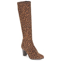 Schuhe Damen Klassische Stiefel André GANTELET 4 Leopard