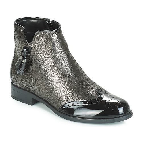 Chaussures Femme Boots André ALINA Bronze / Noir