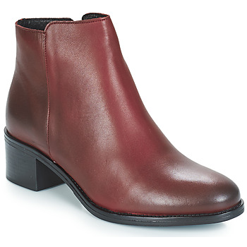 Chaussures Femme Bottines André CREDO Rouge