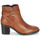 Schuhe Damen Low Boots André FRENCHY Braun,
