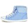 Chaussures Femme Baskets montantes André GIROFLE Blanc / bleu