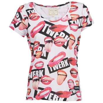 Abbigliamento Donna T-shirt maniche corte Eleven Paris HEKATE Bianco / Rosa